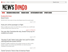 Tablet Screenshot of newsdingo.com